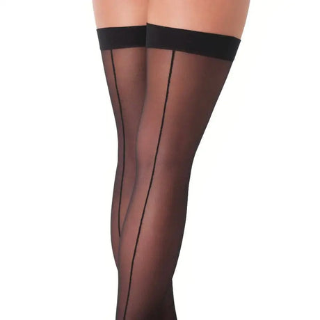 Black Sexy Stockings with Seem - Save 25% - with - Fast Shipping - Sale United Kingdom Stoke-on-trent