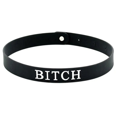 Black Silicone Bitch Collar - Save 15% - Fast Shipping - Sale United Kingdom Stoke-on-trent