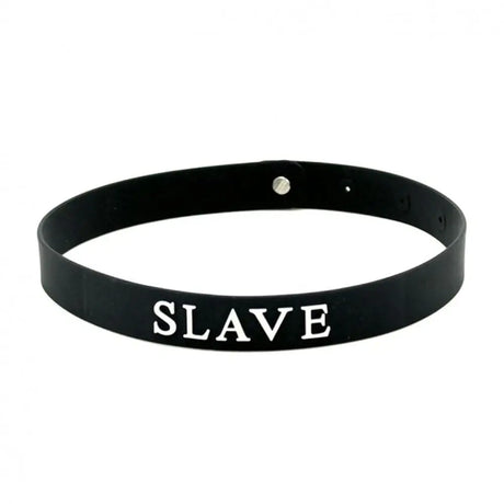 Black Silicone Slave Collar - Save 15% - Fast Shipping - Sale United Kingdom Stoke-on-trent