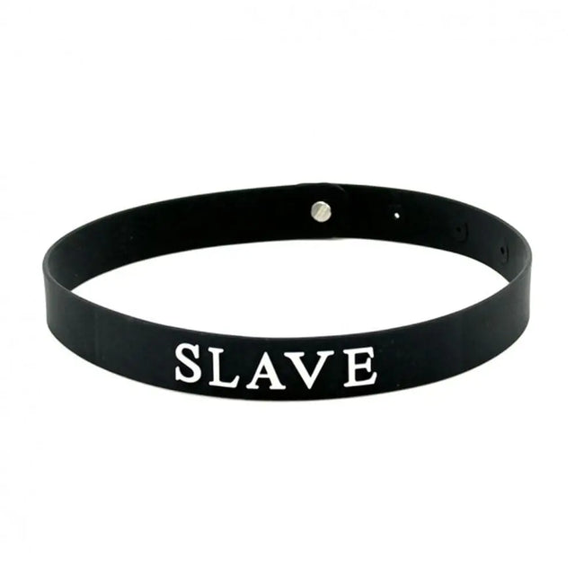 Black Silicone Slave Collar - Save 25% - Fast Shipping - Sale United Kingdom Stoke-on-trent