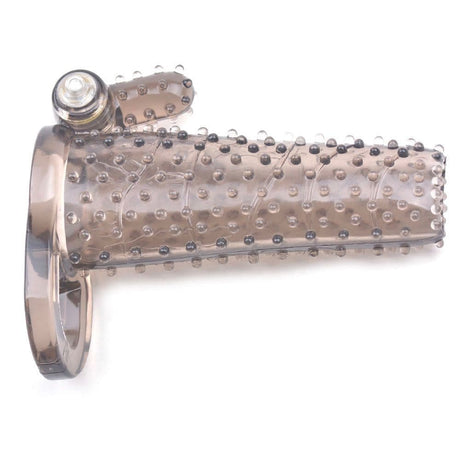 Black Sleeve with Bumps and Bullet Vibrator - Save 25% - Sale