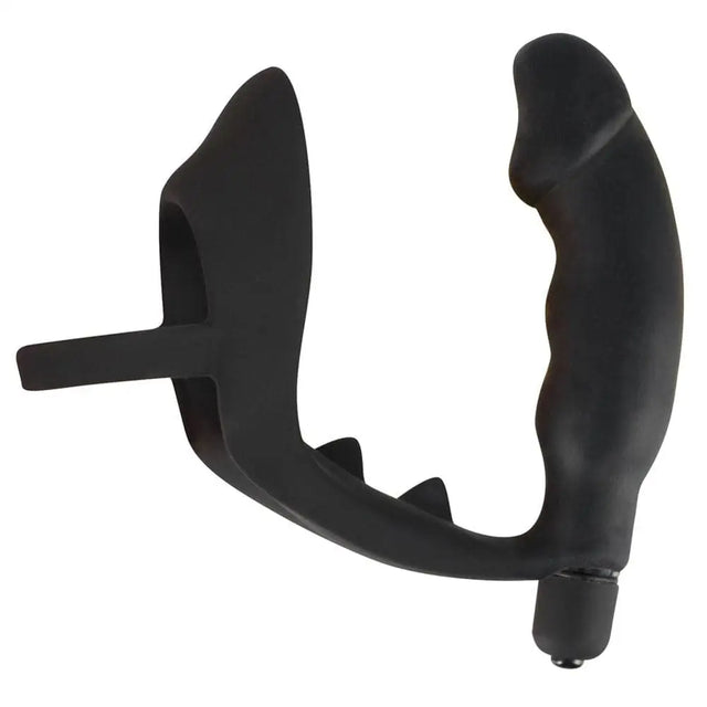 Black Velvets Cock Ring and Vibrating Anal Plug - Save 25% - and - Fast Shipping - Dildos United Kingdom Stoke-on-trent