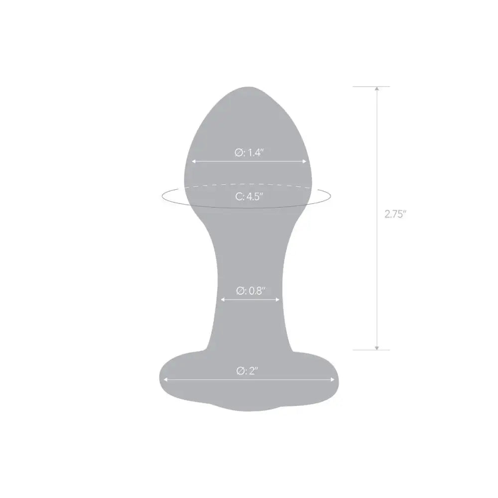 Bling Glass Butt Plug (3.5’’) - Sex Toys - Save 25% - Fast Shipping - Sale United Kingdom Stoke-on-trent