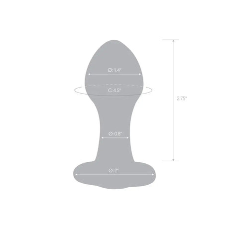 Bling Glass Butt Plug (3.5’’) - Sex Toys - Save 25% - Fast Shipping - Sale United Kingdom Stoke-on-trent