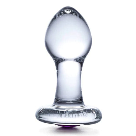 Bling Bling Glass Butt Plug (3.5) - Sex Toys