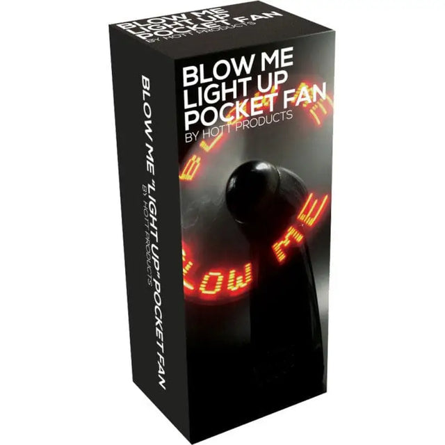 Blow me Light Up Pocket Fan Black - Save 25% - me - Fast Shipping - Sale United Kingdom Stoke-on-trent