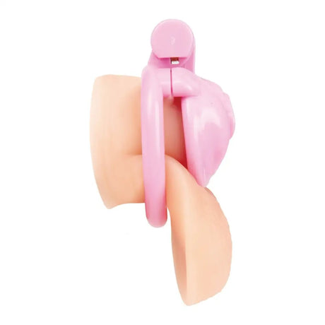 Blueline Bitchboy Degrading Mini Chastity Cage with Pussy Shape - Sale United Kingdom Stoke-on-trent