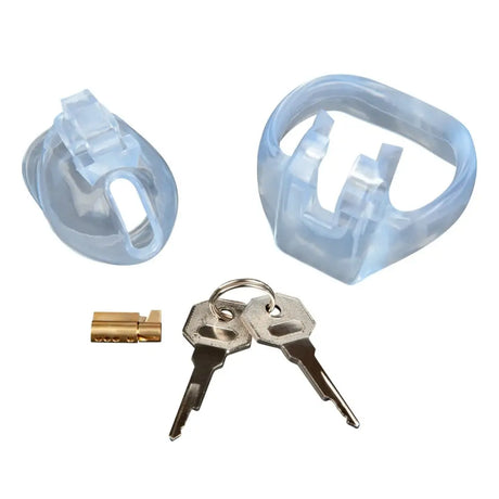 Blueline Small Dick Acrylic Mini Chastity Cage - Sale United Kingdom Stoke-on-trent