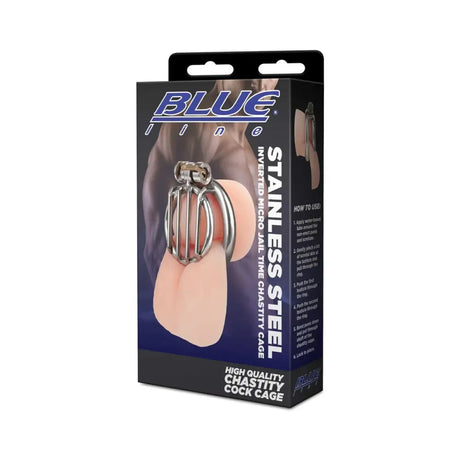 Blueline Stainless Steel Inverted Micro Jail Time Chastity Cage - Save 10% - Sale United Kingdom Stoke-on-trent