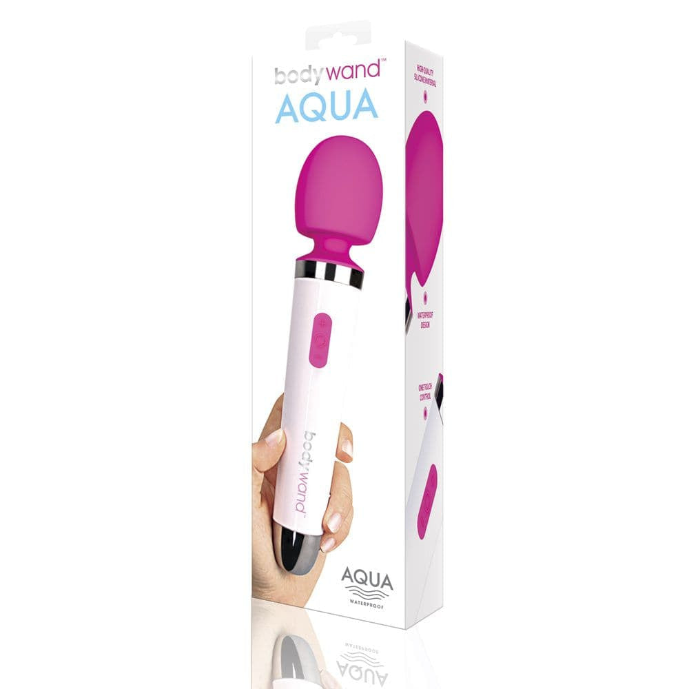 Bodywand Aqua Bodywand Pink/White 13in - Sex Toys