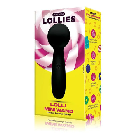 Bodywand Mini Lolly Black - Sex Toys - Save 25% - Bodywand Mini Lolly Black - Fast Shipping - Vibrator United Kingdom Stoke-on-trent