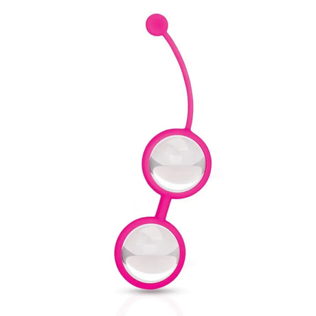 Bodywand Squeeze Weighted Crystal Kegel Toner Balls Clear Pink - Fast - All New Products United Kingdom Stoke-on-trent