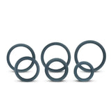 Boners 6-piece Cock Ring Set Grey - Sex Toys - Save 30% - 6-piece - Fast Shipping - Sale United Kingdom Stoke-on-trent