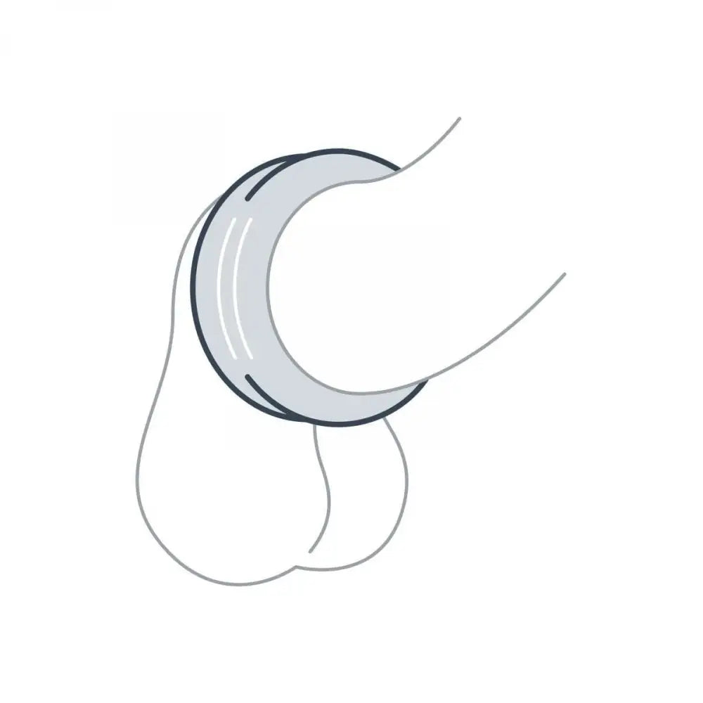 Boners Double Design Cock Ring Grey - Sex Toys - Save 25% - Fast Shipping - Sale United Kingdom Stoke-on-trent