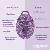 Bouncy Bliss Classic Sit on Vibrator with Rechargeable Remote Control Save 20% on United Kingdom Stoke Trent