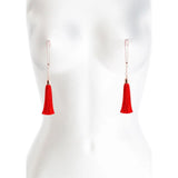 Bound Nipple Clamps Red Tassel - Save 25% - Fast Shipping - Sale United Kingdom Stoke-on-trent