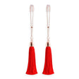 Bound Nipple Clamps Red Tassel - Save 25% - Fast Shipping - Sale United Kingdom Stoke-on-trent