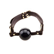 Bound Nubuck Leather Solid Ball Gag - Gags - Save 20% - Sale