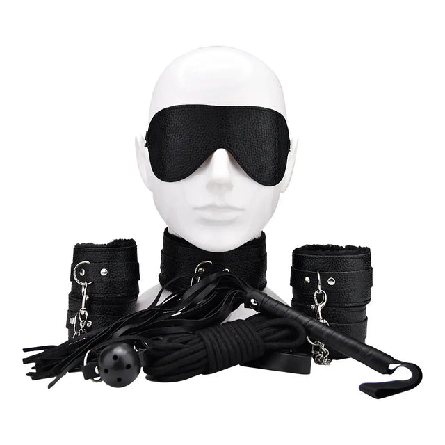 Bound to Play Beginner’s Bondage Kit Black (8 Piece) - Save 30% - Fast Shipping - Sale United Kingdom Stoke-on-trent