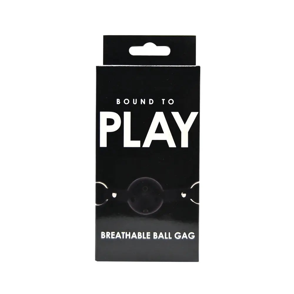 Bound to Play Breathable Ball Gag Black Fast Shipping Bondage & Fetish United Kingdom Stoke on Trent
