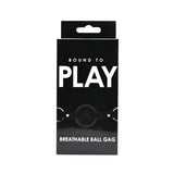 Bound to Play Breathable Ball Gag Black Fast Shipping Bondage & Fetish United Kingdom Stoke on Trent