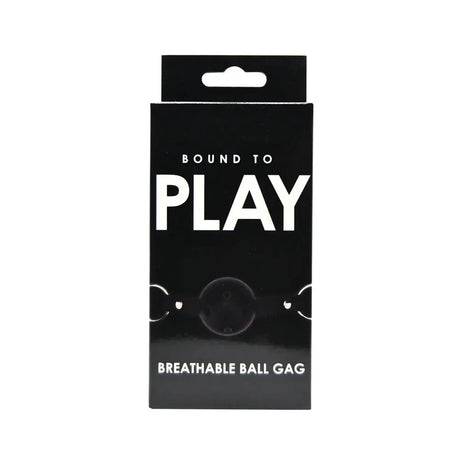 Bound to Play Breathable Ball Gag Black Fast Shipping Bondage & Fetish United Kingdom Stoke on Trent