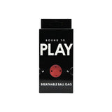Bound to Play Breathable Ball Gag Red Fast Shipping Bondage & Fetish United Kingdom Stoke on Trent