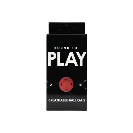 Bound to Play Breathable Ball Gag Red Fast Shipping Bondage & Fetish United Kingdom Stoke on Trent
