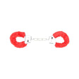 Bound to Play. Heavy Duty Furry Handcuffs Red - Bondage Restraints - Save 25% - Fast Shipping - Sale United Kingdom Stoke-on-trent