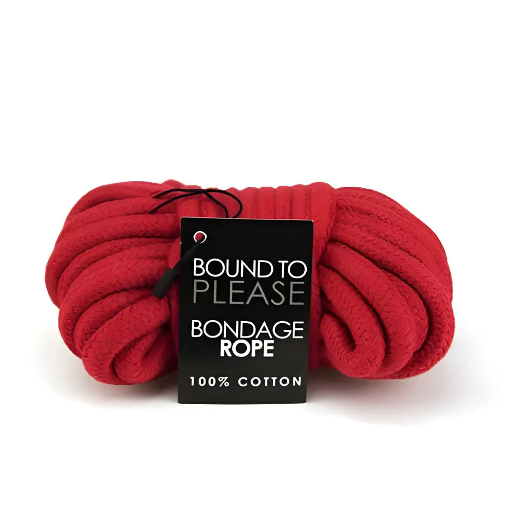 Bound to Please Bondage Rope Red - Restraints - Save 20% - Fast Shipping - Sale United Kingdom Stoke-on-trent