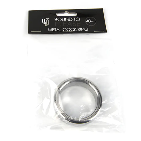 Bound to Please Metal Cock and Ball Ring - 40mm - Rings - Save 25% - Fast Shipping - Sale United Kingdom Stoke-on-trent