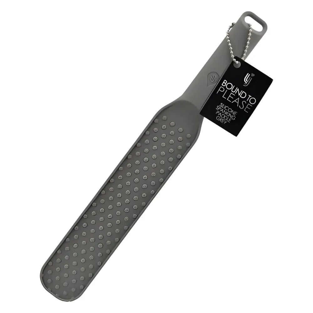 Bound to Please Silicone Spanking Paddle Grey - Paddles and Floggers - Save 15% - Fast Shipping - Sale United Kingdom Stoke-on-trent