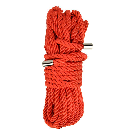 Bound to Please Silky Bondage Rope 10m Red - Restraints - Save 25% - Sale