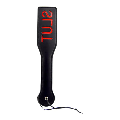 Bound to Please Slut Spanking Paddle Black - Paddles and Floggers - Save 30% - Slut - Fast Shipping - Sale United Kingdom Stoke-on-trent