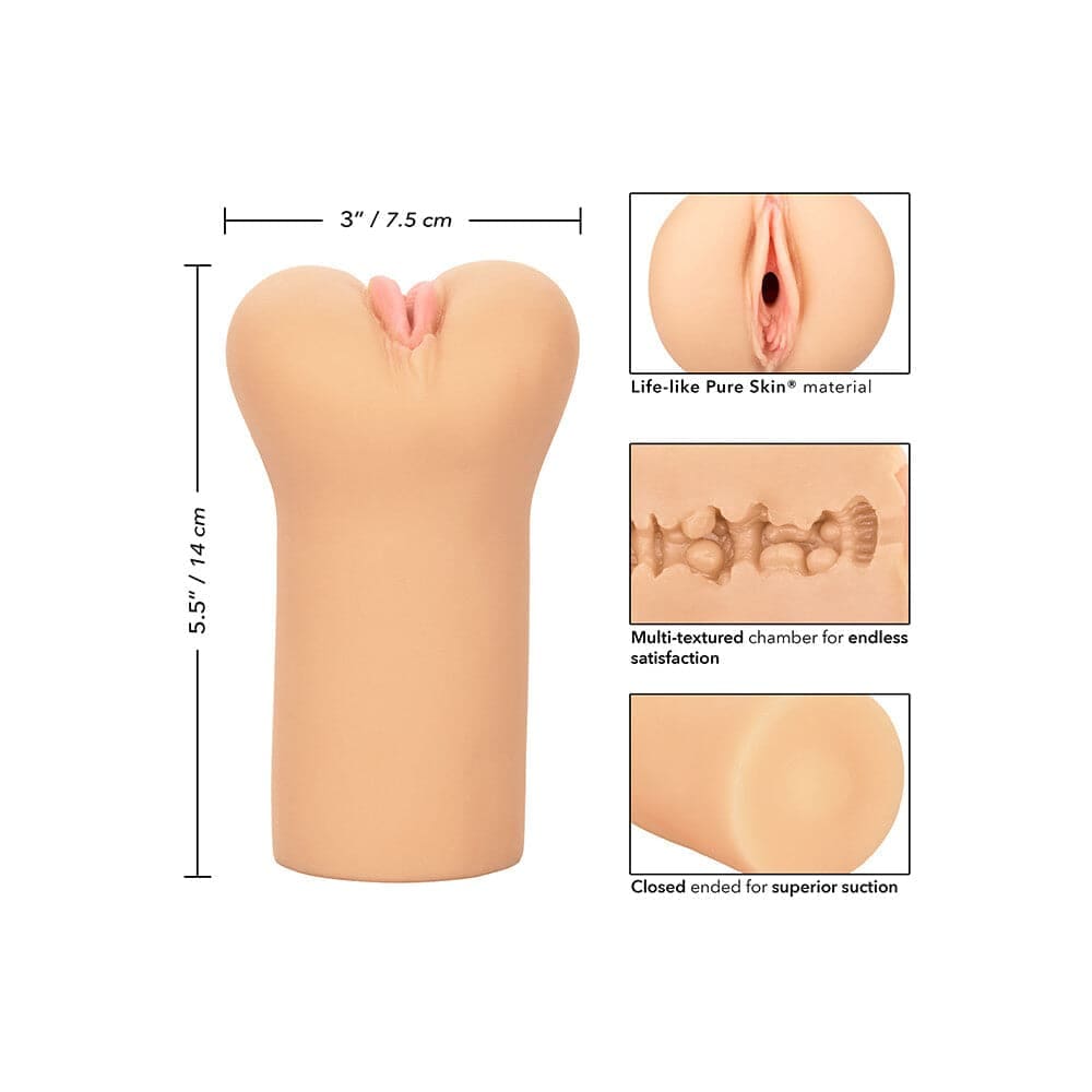 Sin límites Vulva Masturbator Flesh Pink