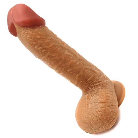 11.6 Inch Suction Cup Dildo Sex Toy Xl Brown - Dildos - Save 20%