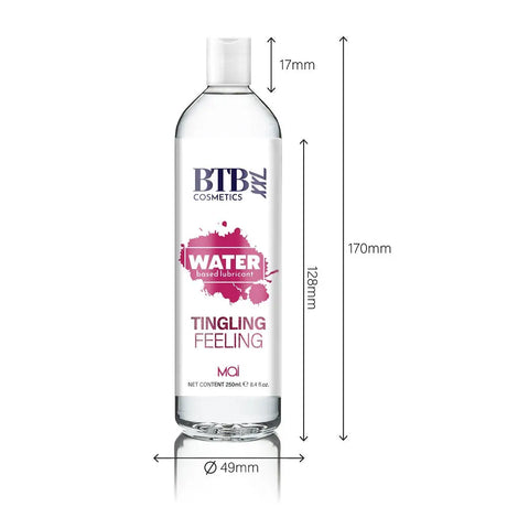 Btb Water Based Tingling Lubricant 250ml - Save 20% - Btb - Fast Shipping - Sale United Kingdom Stoke-on-trent