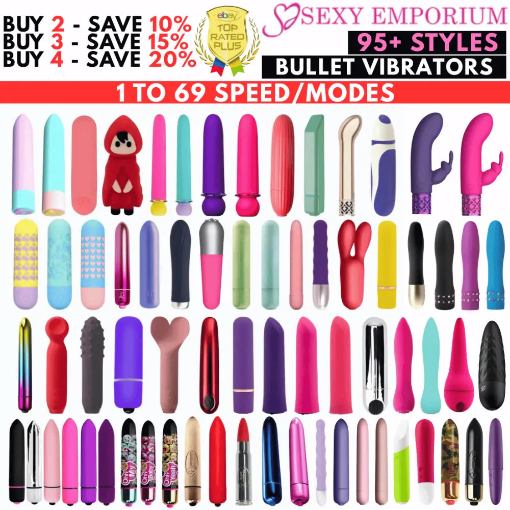 Bullet Vibrator Sex Toy for Women/couples Clitoral Stimulator Multi Speed Dildo - for Women/couples - Original Sexy Emporium United Kingdom