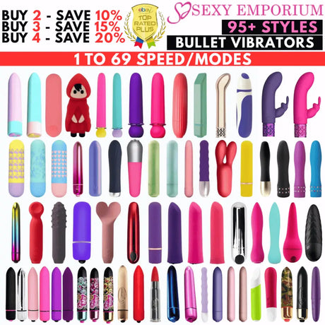Bullet Vibrator Sex Toy for Women/couples Clitoral Stimulator Multi Speed Dildo - for Women/couples - Original Sexy Emporium United Kingdom