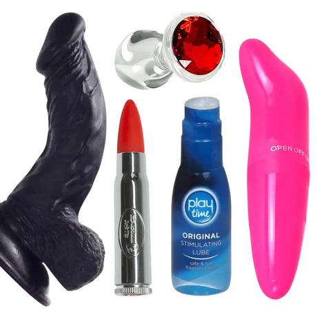 Bullet Vibrator Sex Toy Set for Women/couple Clitoral Stimulator Dildo Butt Plug - for Women/couple - Original Sexy Emporium United Kingdom