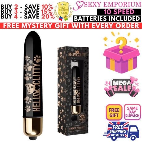 Bullet Vibrator Sex Toy Women Clitoral G-spot Stimulator 1-10 Speed/mode Dildo - G-spot - Original Sexy Emporium United Kingdom