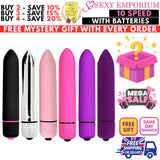 Bullet Vibrator Sex Toy Women Clitoral G-spot Stimulator 1-10 Speed/mode Dildo - G-spot - Original Sexy Emporium United Kingdom