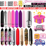 Bullet Vibrator Sex Toy Women Clitoral G-spot Stimulator 1-10 Speed/mode Dildo - G-spot - Original Sexy Emporium United Kingdom
