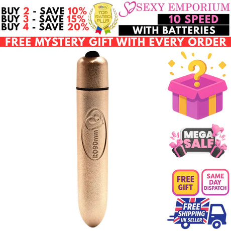 Bullet Vibrator Sex Toy Women Clitoral G-spot Stimulator 1-10 Speed/mode Dildo - G-spot - Original Sexy Emporium United Kingdom