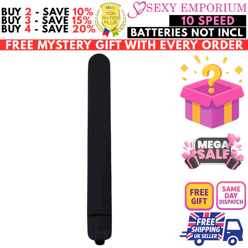 Bullet Vibrator Sex Toy Women Clitoral G-spot Stimulator 1-10 Speed/mode Dildo - G-spot - Original Sexy Emporium United Kingdom