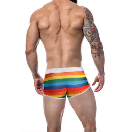 C4m Athletic Trunk Rainbow Large - Men’s Sexy Underwear - Save 20% - C4m - Fast Shipping - Sale United Kingdom Stoke-on-trent
