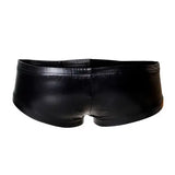 C4m Booty Shorts Black Leatherette Large - Men’s Sexy Underwear - Save 25% - C4m - Fast Shipping - Sale United Kingdom Stoke-on-trent