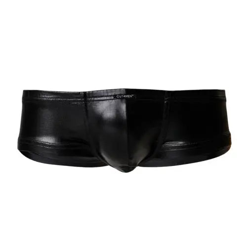 C4m Booty Shorts Black Leatherette Large - Men’s Sexy Underwear - Save 25% - C4m - Fast Shipping - Sale United Kingdom Stoke-on-trent