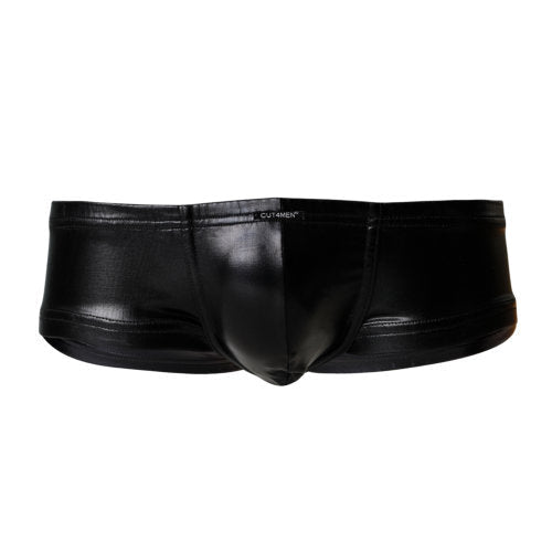 C4M Booty Shorts Black Leatherette Medium