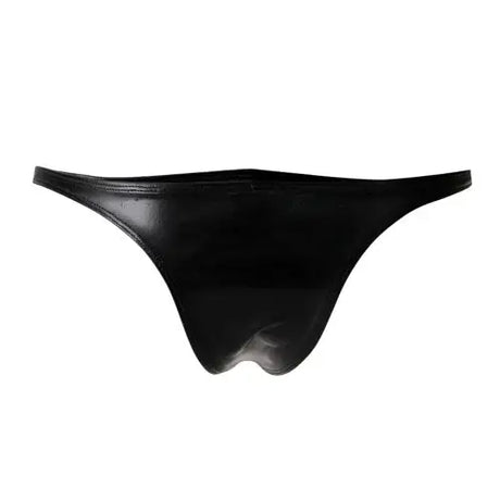 C4m Brazilian Brief Black Leatherette Large - Men’s Sexy Underwear - Save 25% - C4m - Fast Shipping - Sale United Kingdom Stoke-on-trent